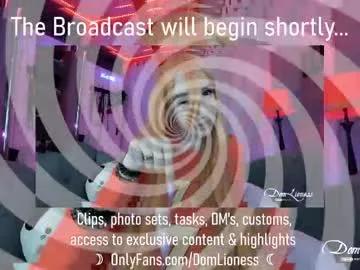 Freechat domlioness on Chaturbate