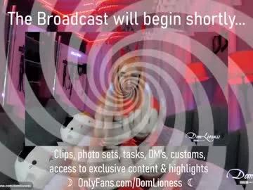 Freechat domlioness on Chaturbate