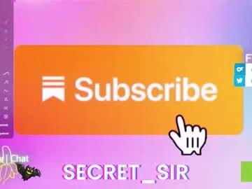 Freechat secret_sir on Chaturbate