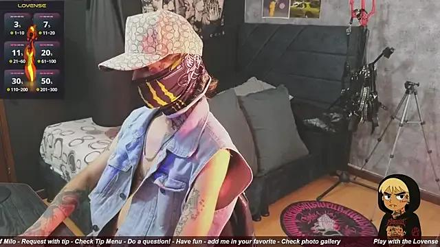 StripChat AcidMilo is Freechat AcidMilo — Play with my bulge in close-up